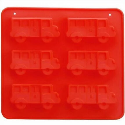 Forma silicon 6 prajituri Autobuz