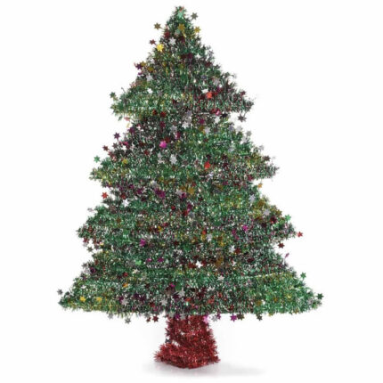 Mini bradut decorativ din beteala