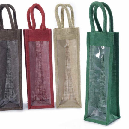 Punguta de iuta pentru sticla