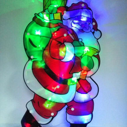 Mos Craciun decoratiune beculete LED