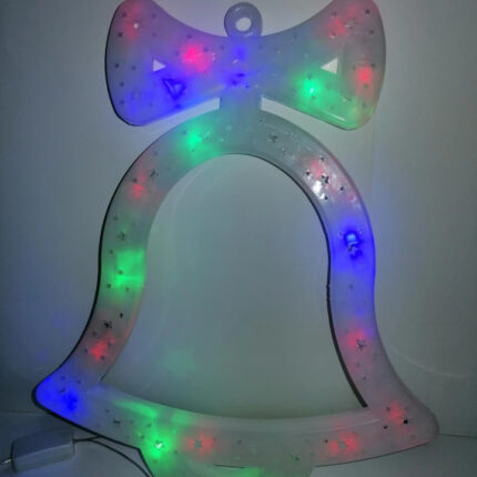 Clopotel decoratiune Craciun LED
